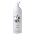 True Regimen Balance Foamy Cleanser in a white foaming pump bottle on a clean white background