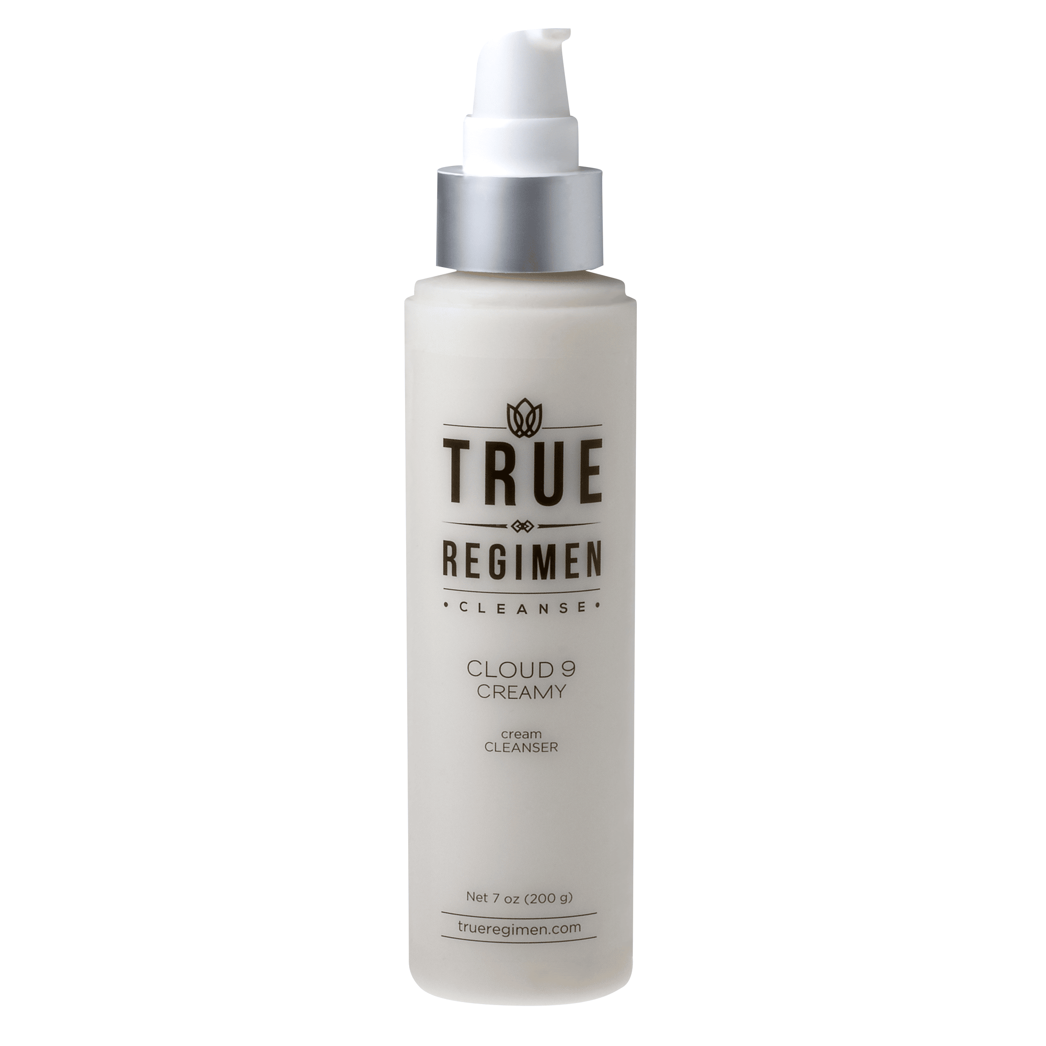 True Regimen Cloud 9 Creamy Cleanser tube shown without cap on a clean white background