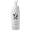 True Regimen Cloud 9 Foamy Cleanser in a white foaming pump bottle on a clean white background